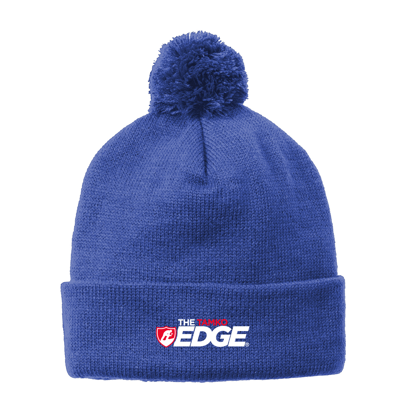 Sport-Tek Solid Pom Pom Beanie